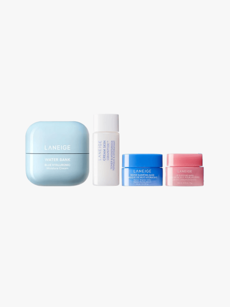 Laneige Icons to Go in multiple branded components on a light gray background